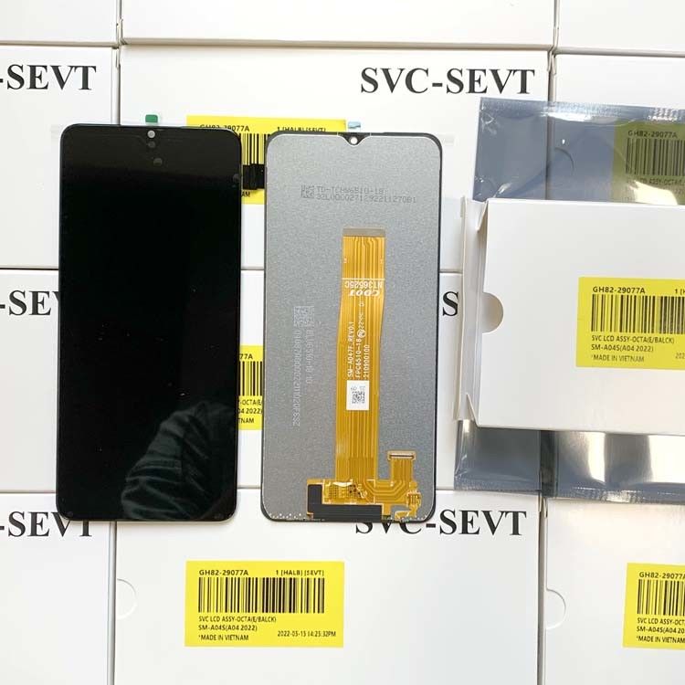 Groothandel Hoogwaardig Telefoonscherm Voor  A04S 100% Originele Service Pack LCD  A047 Mobile Display Pantalla