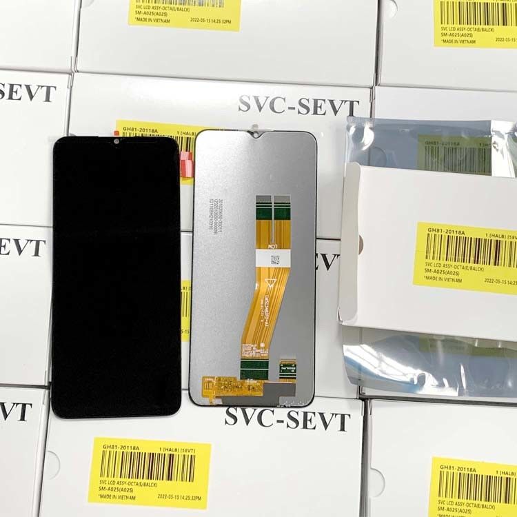 Groothandel Hoogwaardig LCD-scherm voor  A02S 100% originele nieuwe servicepakket LCDS  A025 telefoon display