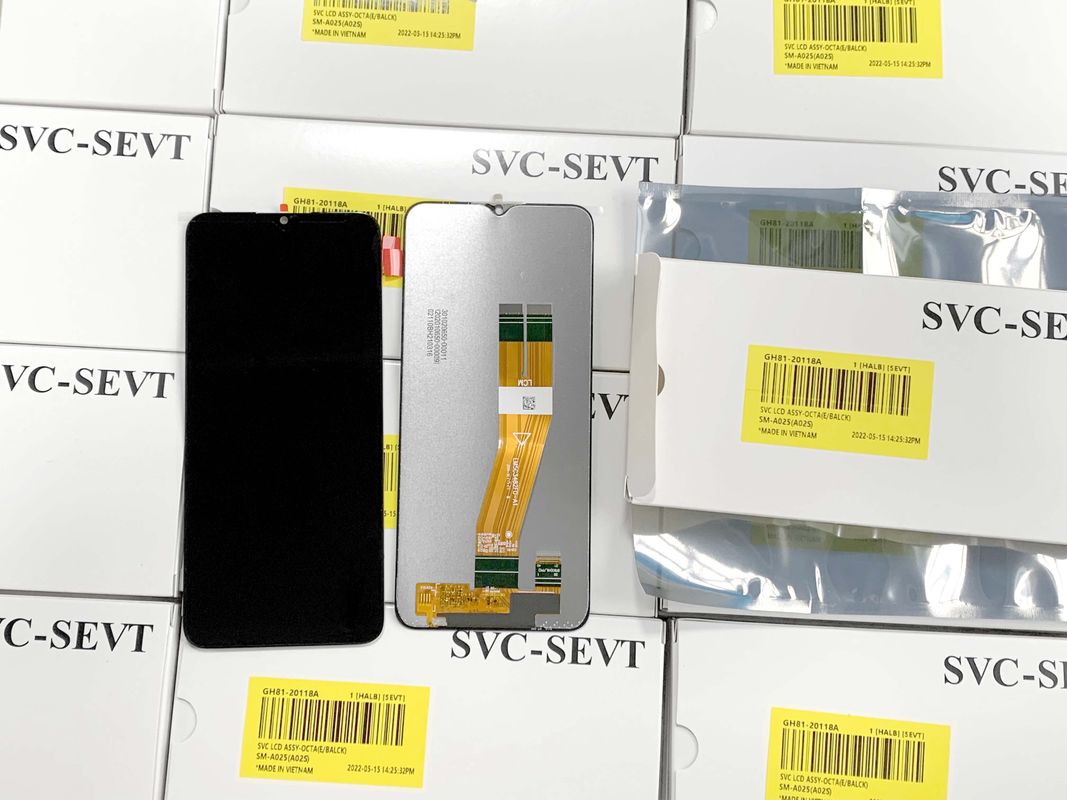 Groothandel Hoogwaardig LCD-scherm voor  A02S 100% originele nieuwe servicepakket LCDS  A025 telefoon display