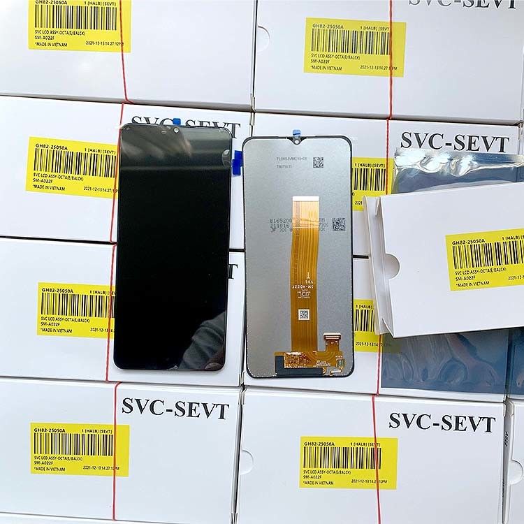 A02 LCD Voor  A02 Pantalla 100% Original New Service Pack LCDS  A022 Groothandel Mobiele Telefoonscherm