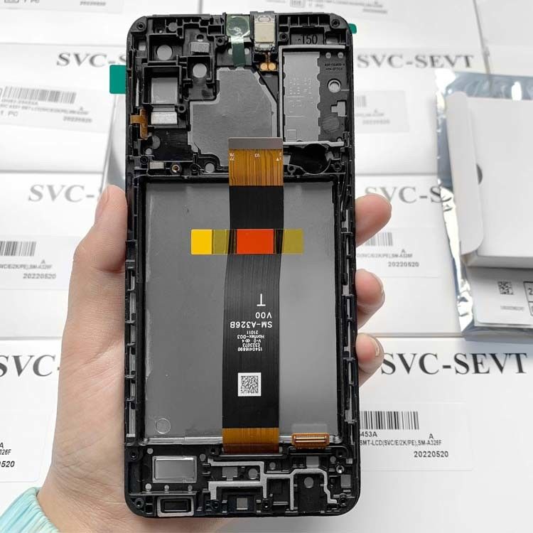 A326B LCD Display + Frame Voor  A32 5G Original Service Pack LCDS  A326B Mobiele telefoon Touch Screen Pantalla