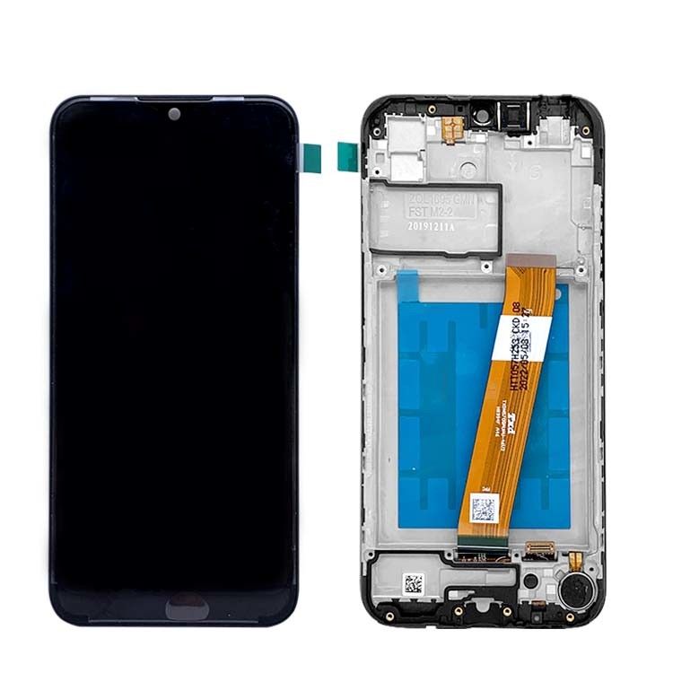 A01 LCD scherm display lcd met frame voor  A01 Wholesale Service Pack LCDS  A105 Original Phone Pantalla