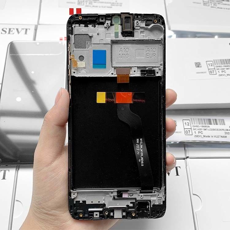 A10 LCD Pantalla Voor  A10 Groothandel Mobiele Telefoon Touch Screen  A105 Oorspronkelijk Service Pack LCDS Display