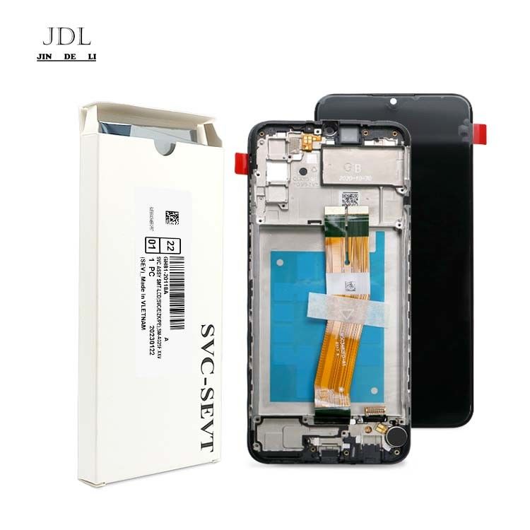 Groothandel A02S LCD lcd met frame voor  A02S Factory Touch Screen Display  A025 Service Pack LCDS Pantall
