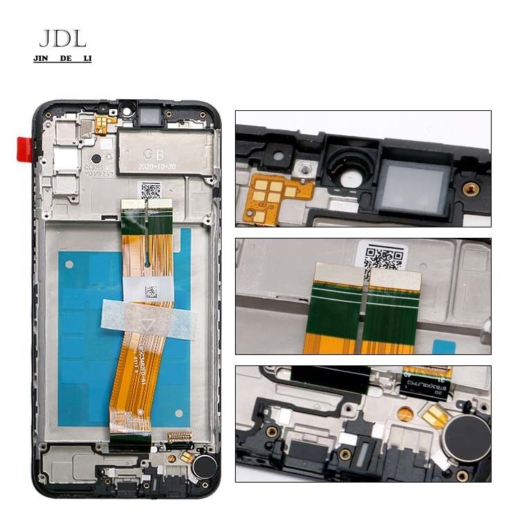 Groothandel A02S LCD lcd met frame voor  A02S Factory Touch Screen Display  A025 Service Pack LCDS Pantall
