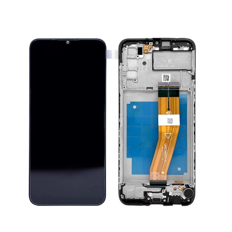 Oorspronkelijke A03S Service Pack LCD Met Frame Voor  a03s Mobiele Telefoonscherm Display  A037 High Quality Pantalla