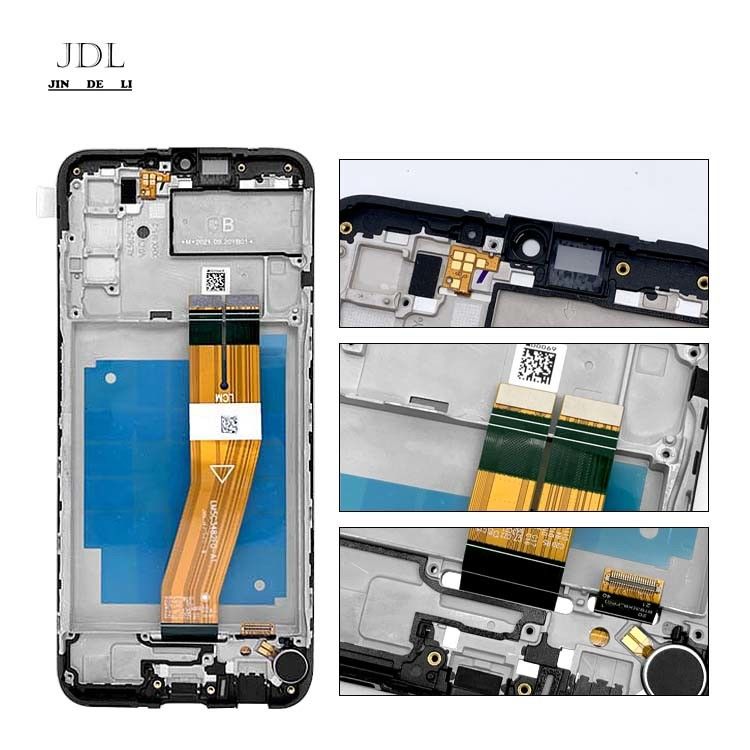 Oorspronkelijke A03S Service Pack LCD Met Frame Voor  a03s Mobiele Telefoonscherm Display  A037 High Quality Pantalla