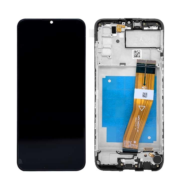 A03 LCD lcd met frame voor  a03 Wholesale Mobile Phone Screen A035 Original Service Pack LCDS Display Pantalla