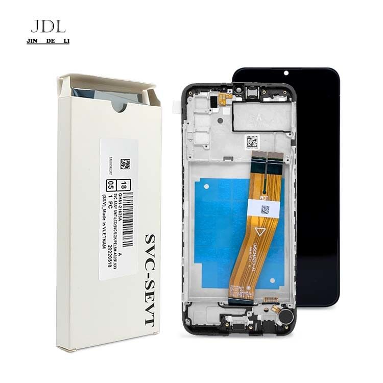 A03 LCD lcd met frame voor  a03 Wholesale Mobile Phone Screen A035 Original Service Pack LCDS Display Pantalla