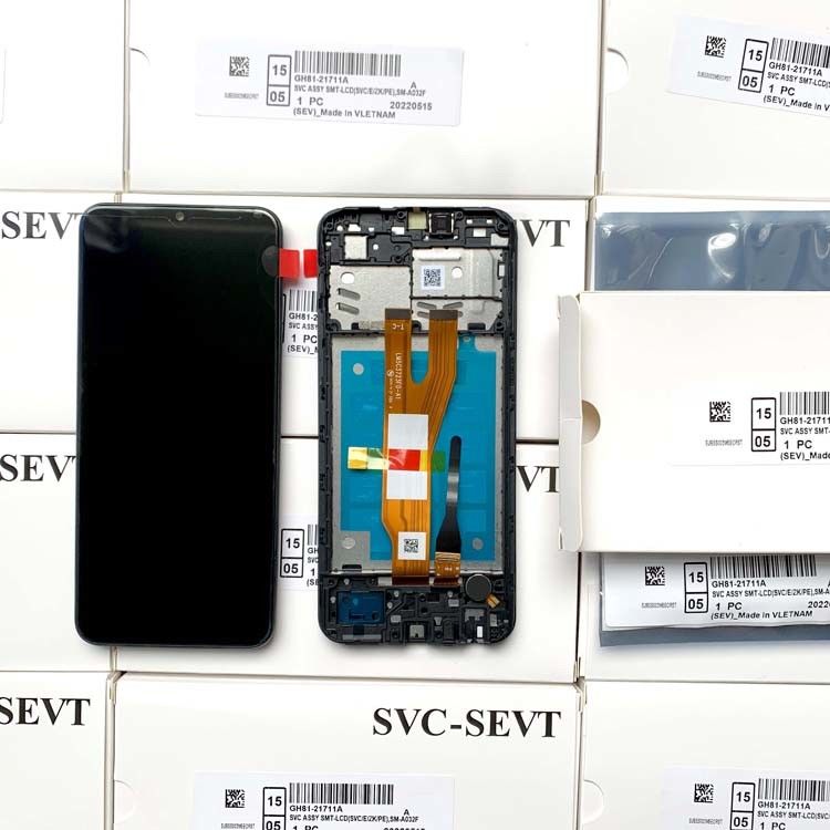 A03 Core LCD-scherm met raam Voor  a03 core Original Service Pack LCDS  A032 Mobile Pantalla