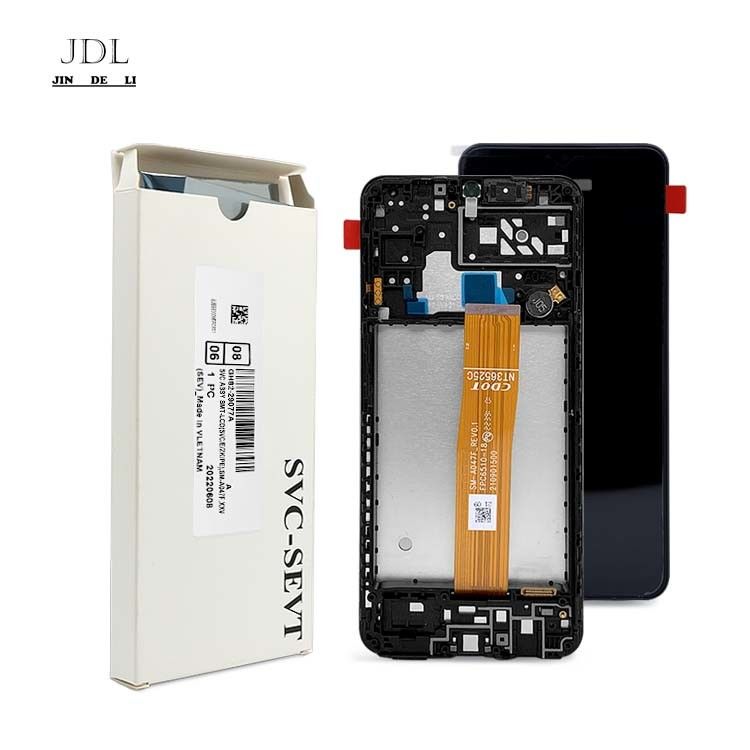 A04S LCD-Lcd met frame voor  a04s Original Service Pack LCDS  A047 Mobile Phone Screen Display Pantalla