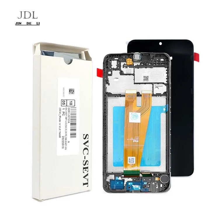 A045 LCD-scherm met raam Voor  a045 Mobiele telefoon Touch Pantalla  A04 Original Service Pack LCDS