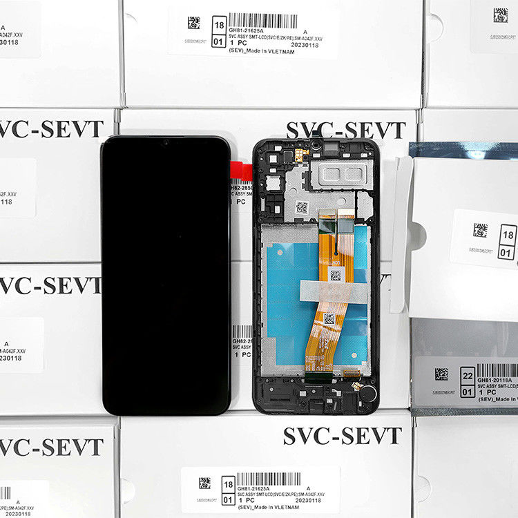 A04E lcd met frame Voor  a04e Original New Service Pack LCDS Display  A04E Mobile Phone Screen Pantalla