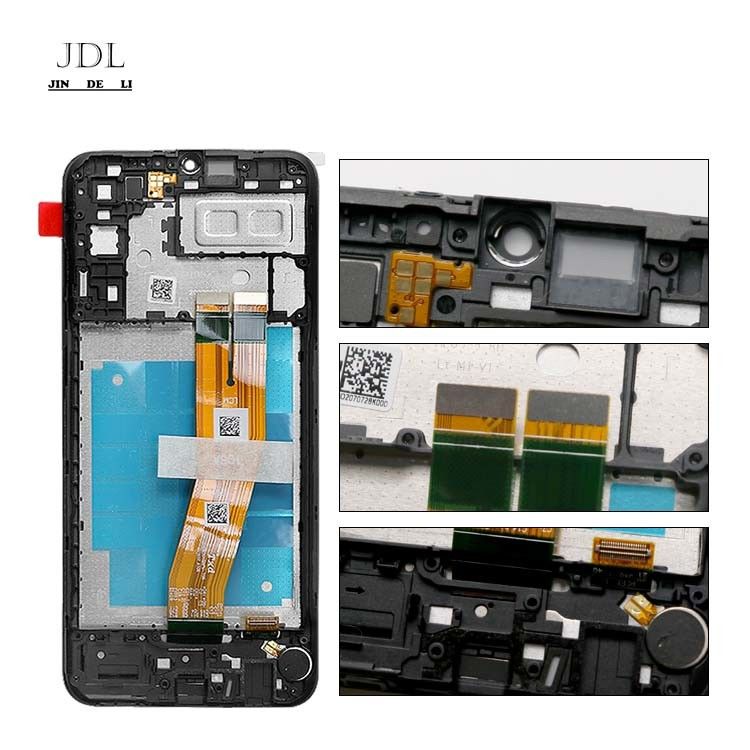 A04E lcd met frame Voor  a04e Original New Service Pack LCDS Display  A04E Mobile Phone Screen Pantalla