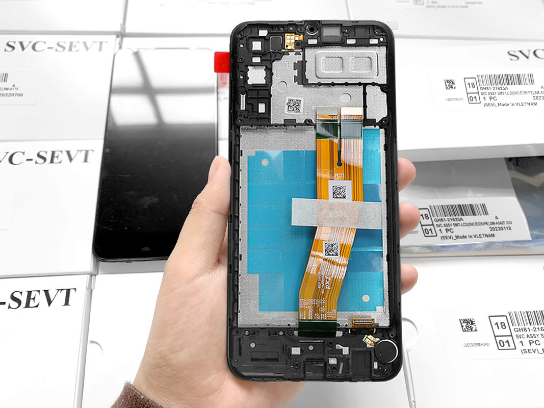 A04E lcd met frame Voor  a04e Original New Service Pack LCDS Display  A04E Mobile Phone Screen Pantalla
