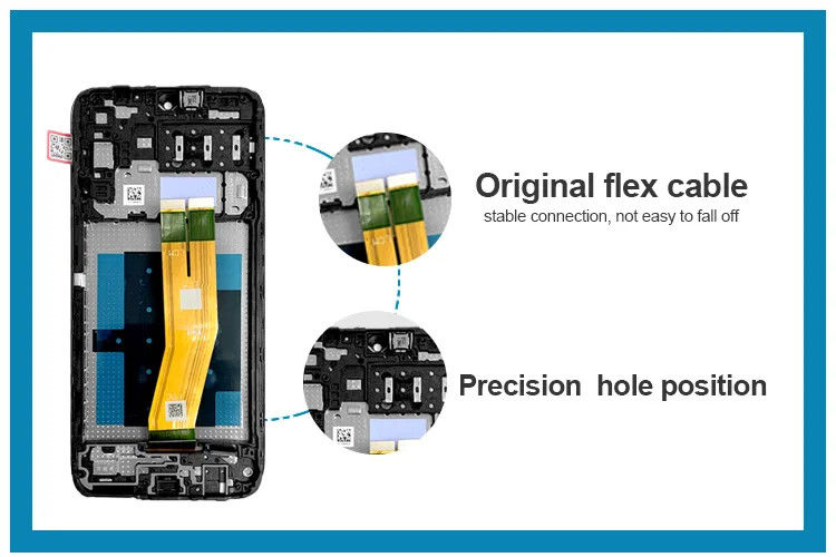 A14 4G LCD met frame Voor  A145P Mobiele telefoon Touch Pantalla  A145R Service Pack LCDS scherm