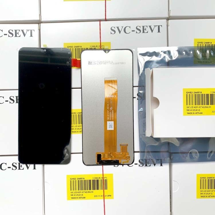 Zwart A12 LCD-vervanger voor mobiel scherm Verzending door EMS FEDEX UPS DHL TNT