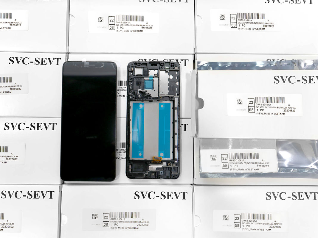 100% originele hoge kwaliteit service Zwart Kleur A12  LCD Originele voor Superior Display