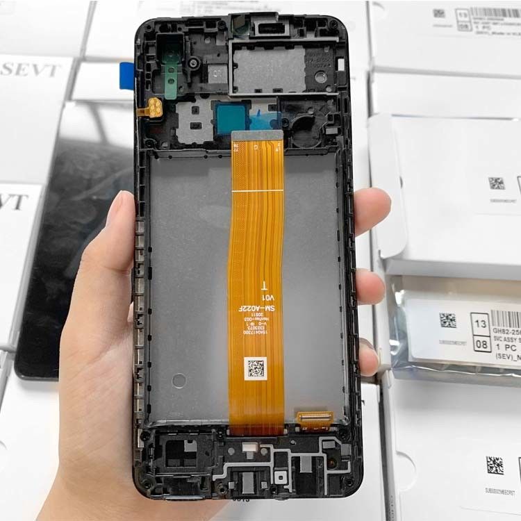 Professionele hoogwaardige originele servicepakket lcd A022 Core mobiele telefoon lcds mobiele lcd display voor  A01 Core