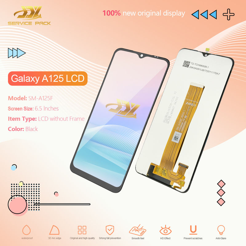 A125 LCD lcd Voor  A12 Mobiele Telefoon Scherm Display  A125 Groothandel Original Service Pack LCDS Pantalla