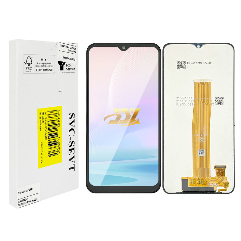 Mobiele telefoon A02 LCD-scherm vervanging 6,5 inch met hoog contrast Svc lcd mobiele telefoonschermen