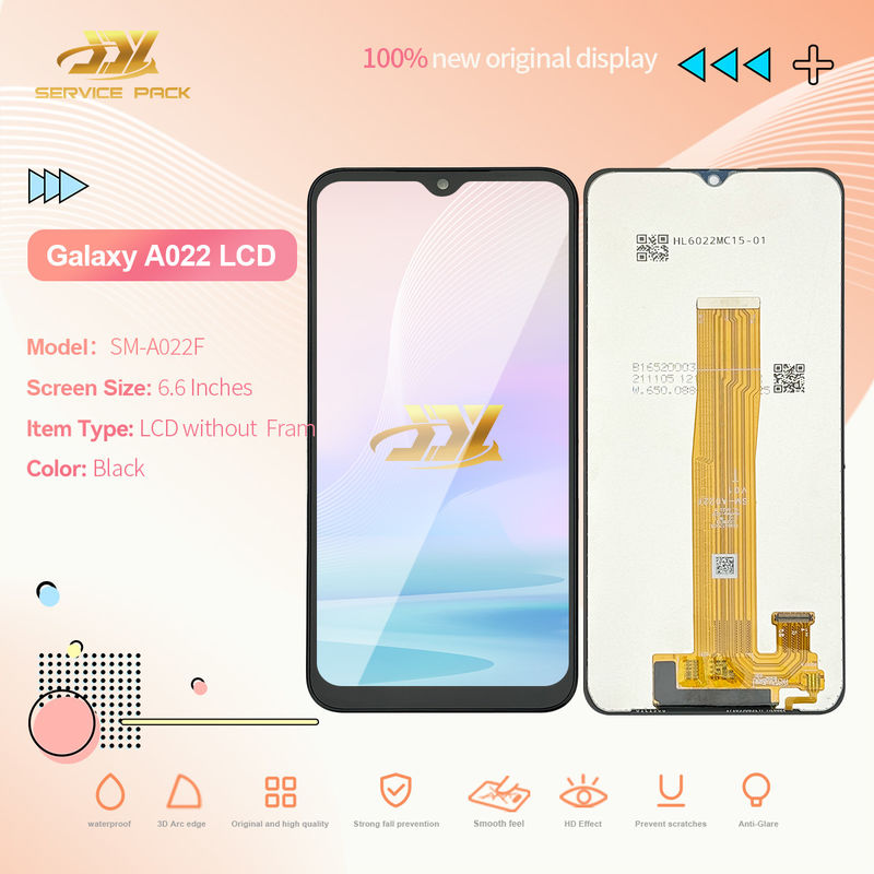 Mobiele telefoon A02 LCD-scherm vervanging 6,5 inch met hoog contrast Svc lcd mobiele telefoonschermen