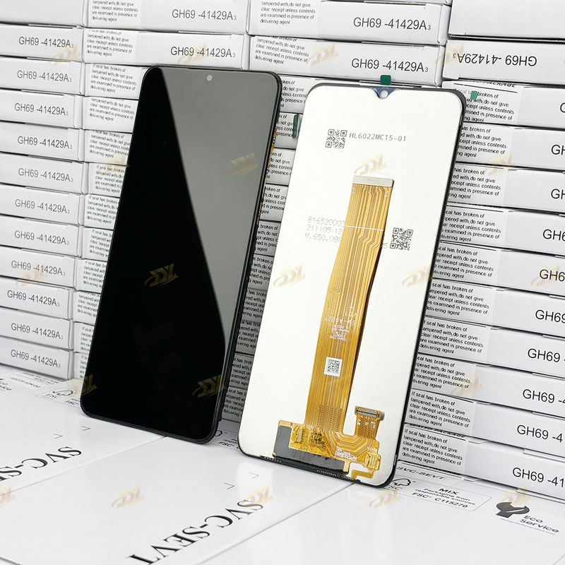 Mobiele telefoon A02 LCD-scherm vervanging 6,5 inch met hoog contrast Svc lcd mobiele telefoonschermen